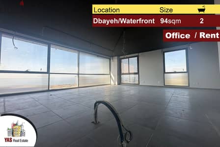 Dbayeh 94m2 | Office | Rent | Prime Location | Sea View | MJ |