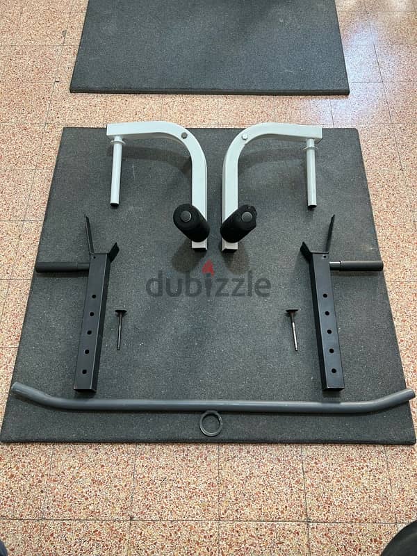 ( Full Home Gym) | Adjustable Bench | weights | Axes | Rubber Mats 11