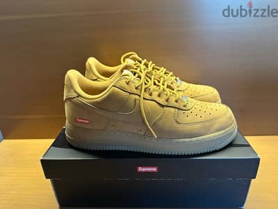 Supreme x Air Force 1 Low SP 'Box Logo - Wheat'