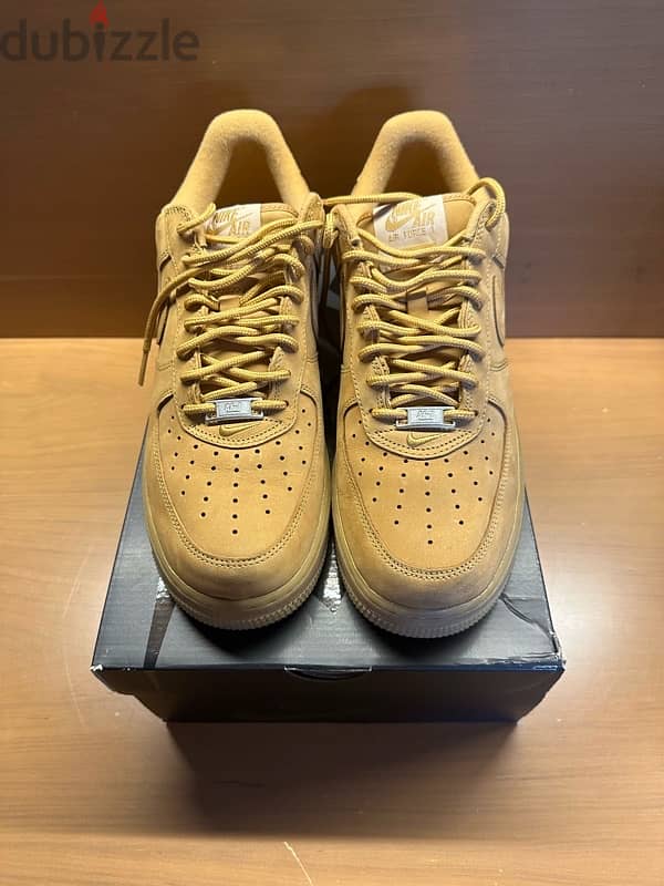 Supreme x Air Force 1 Low SP 'Box Logo - Wheat' 1