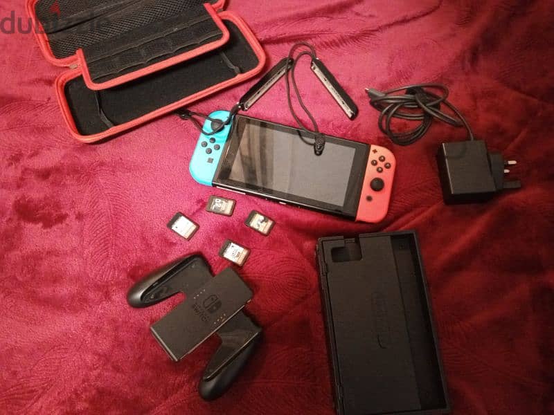 Nintendo switch with every accessories 0