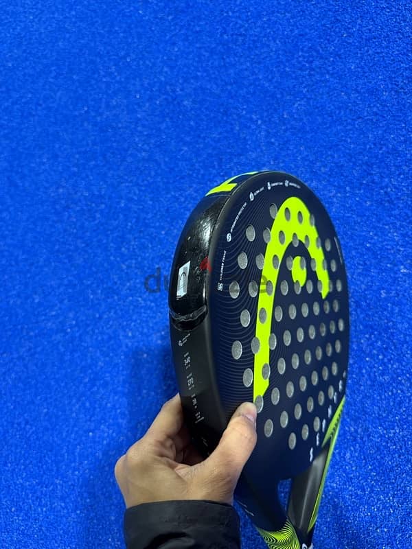 Head Zephyr Ul 2023 Padel Racquet Black/Yellow 2