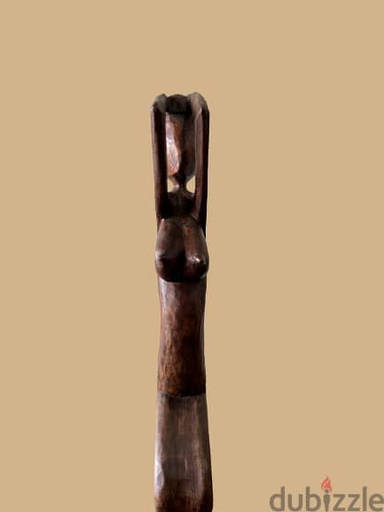 Minimalist Wooden Female Sculpture 1