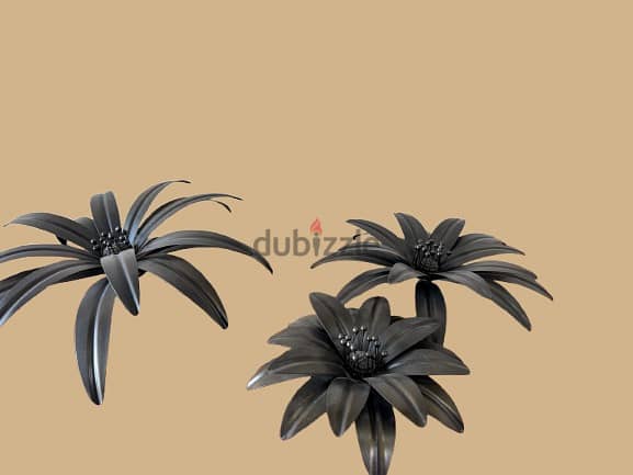 Metallic Bloom Decorative Set 1