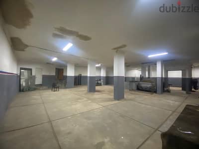 WAREHOUSE FOR RENT IN SAKIET EL JANZIRمستودع للأجار في ساقية الجنزير