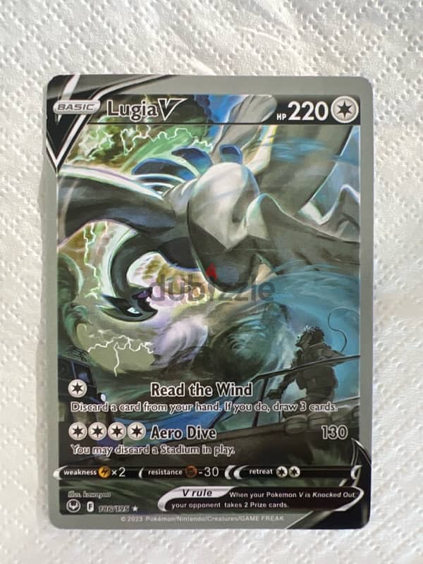 Lugia V Pokémon card 0