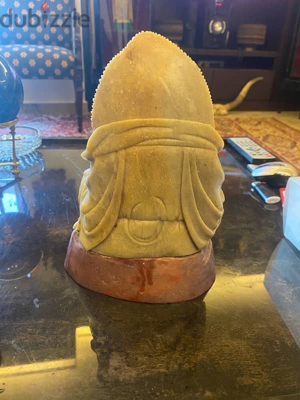 very old buda soapstone 22 cm 0