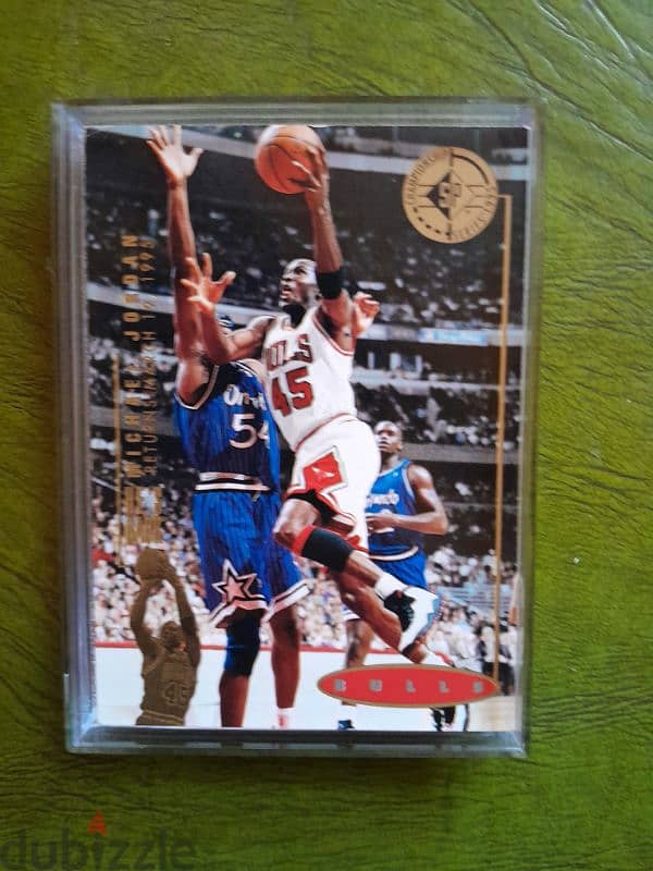 Jordan 45  "He's Back" 94-95die cut. Gem mint. licensed 1