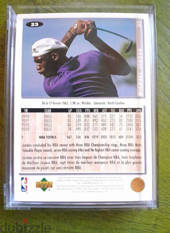 Michael Jordan Golf collector choice. Gem Mint condition 1