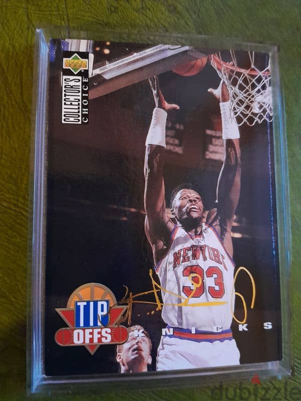 Patrick Ewing collectors choice Gold autopen signiture. Mint condition 0