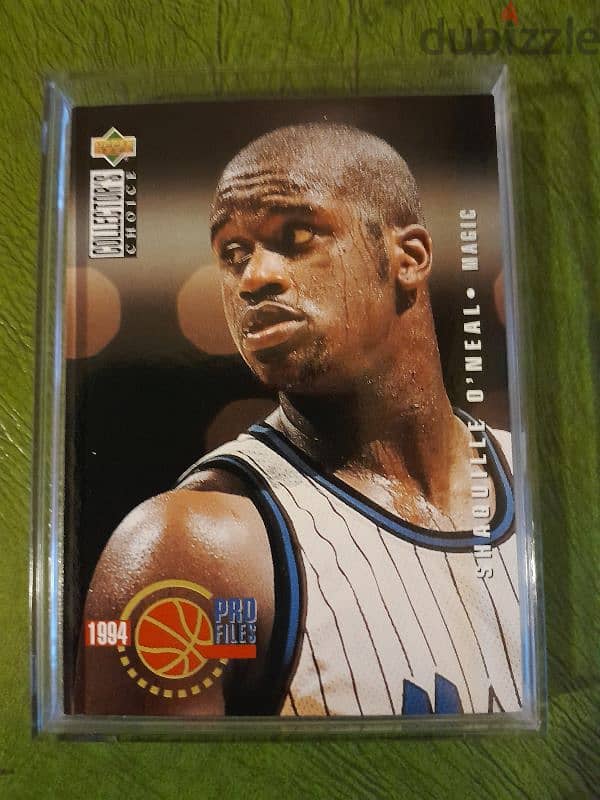 SHAQ. trading card profiles. nba Basketball 94. Mint condition. licensed 0