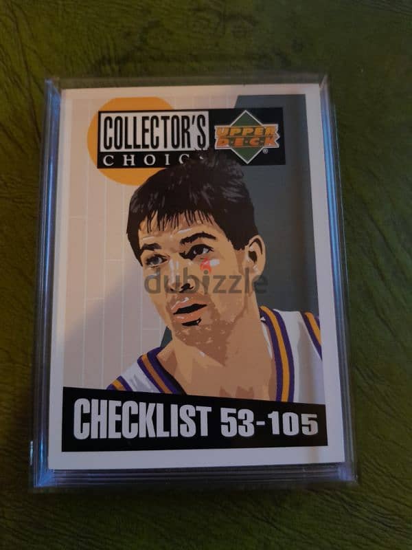 John Stockton collectors choice checklist 1994 gem mint french. 0