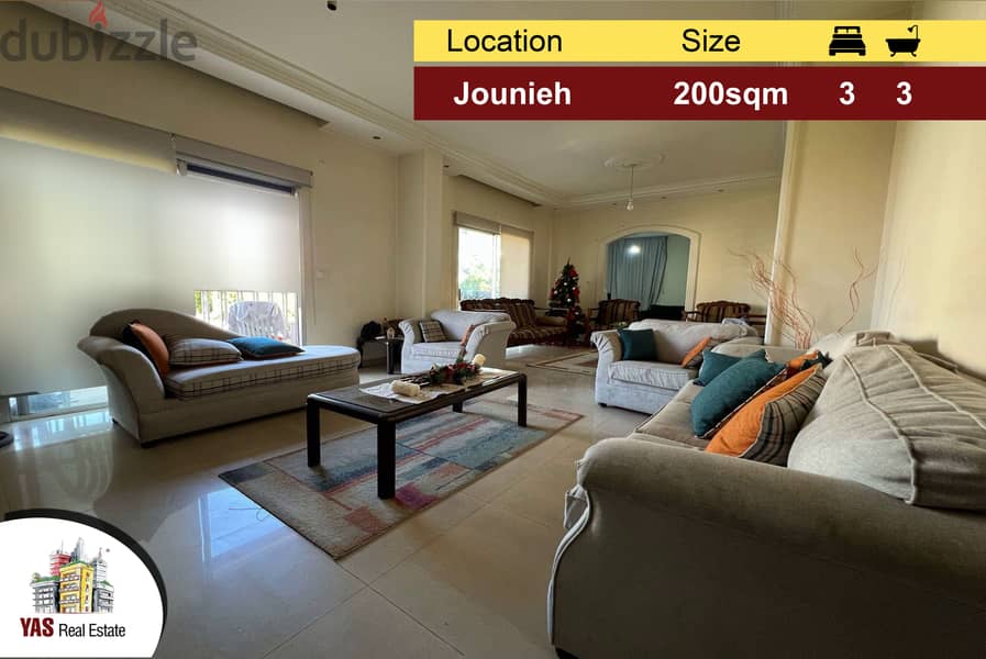 Jounieh 200m2 | Decorated | Flat | Quiet Street | High End | EH | 0