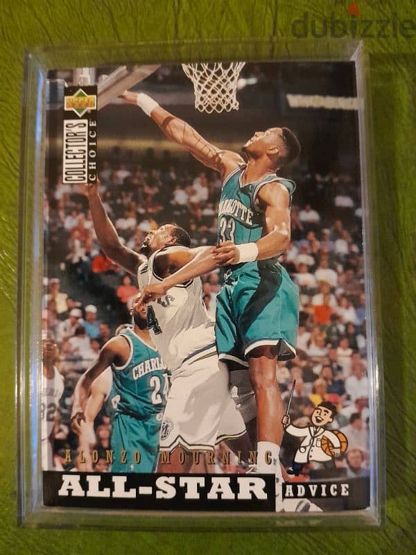 Alonzo Mourning all star NBA 1994 licensed card DEFENCE 0