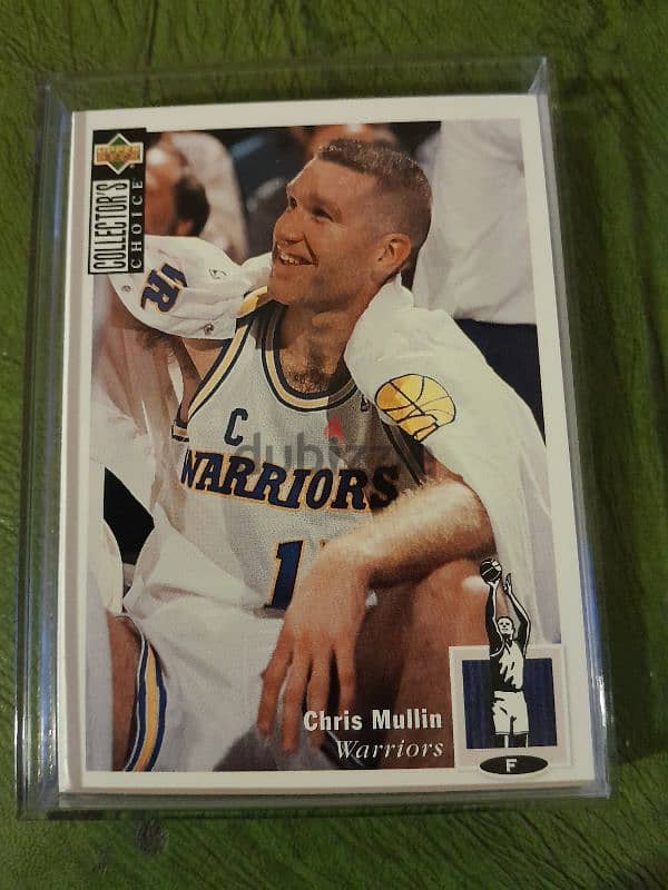 Chris Mullin warriors 1994 mnint condition licensed basketball  card 0