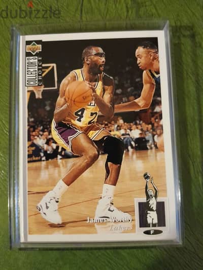 James Worthy Lakers NBA licensed gem mint card 1994