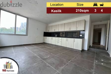 Kaslik 210m2 | Renovated Flat | Calm Area | Prime Location | EH |