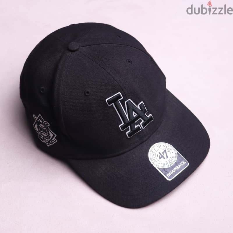 47 BRAND x MLB Los Angeles Dodgers National Black Cap. (ADJ) 0