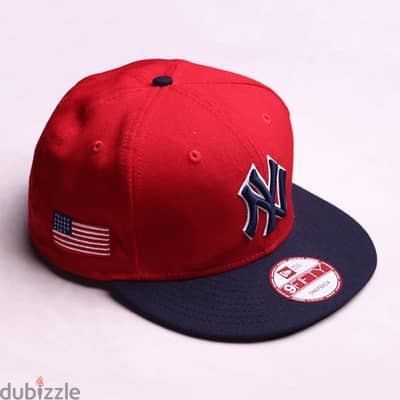 NEW ERA x MLB New York Yankees Red & Black Cap. (ADJ)