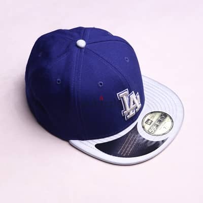 NEW ERA x MLB Los Angeles Dodgers Blue & White Cap. (L)