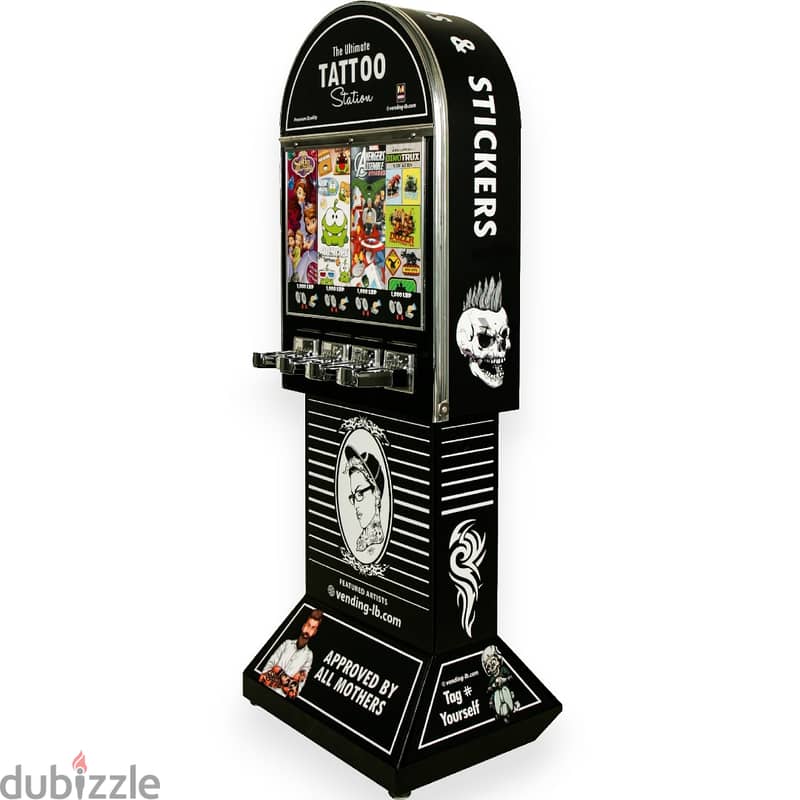 TATTOO & STICKER VENDING MACHINE (Refurbished) 0