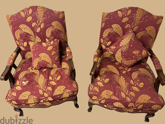 Pair of Vintage Armchairs 1