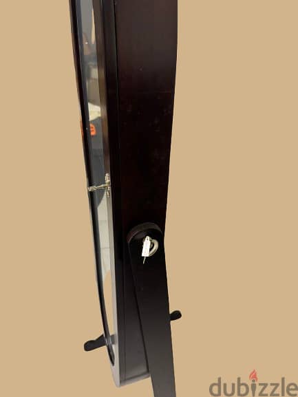 Standing Mirror with Hidden Jewelry Storage 1