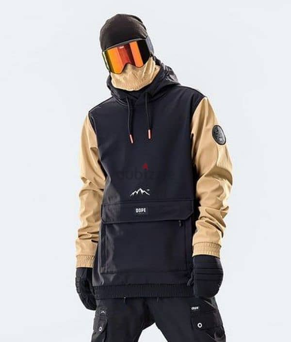 Dope Snow Men Black & Gold Ski Jacket (Ski / Snowboard) 3