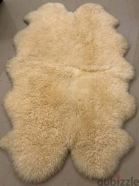 real sheepskin rug 0