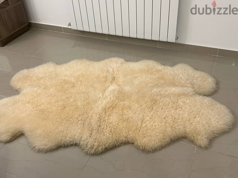 real sheepskin rug 1