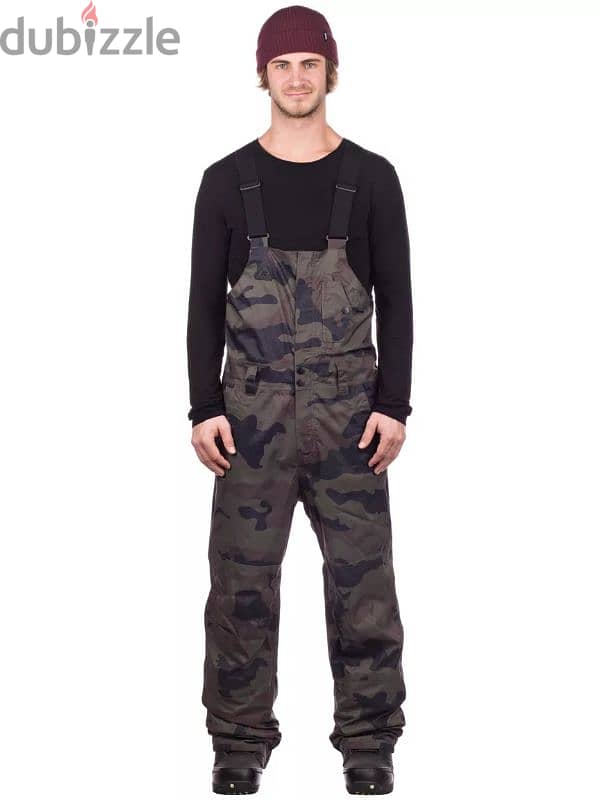 Billabong Camo Ski Bib Pants (Ski / Snowboard) 0