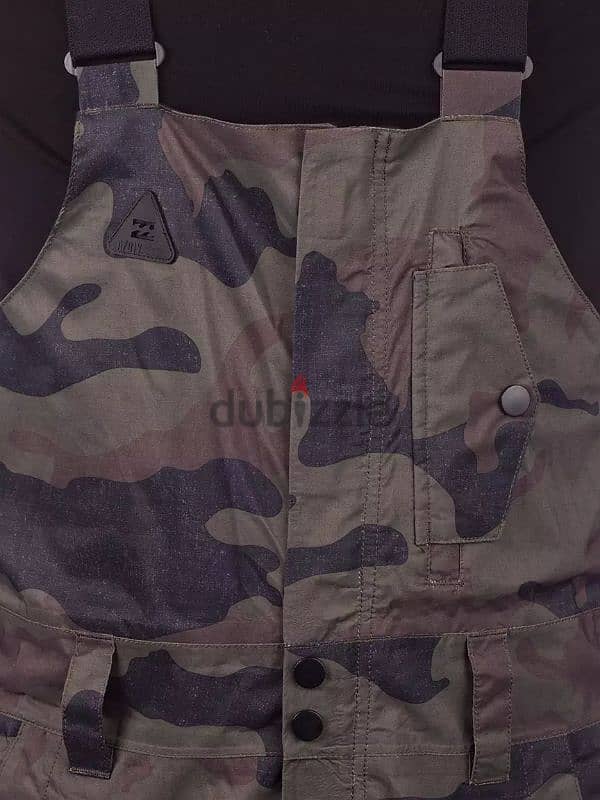 Billabong Camo Ski Bib Pants (Ski / Snowboard) 2