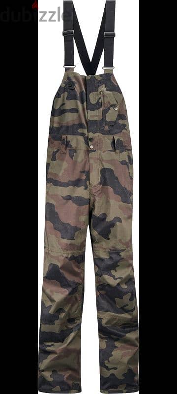 Billabong Camo Ski Bib Pants (Ski / Snowboard) 4