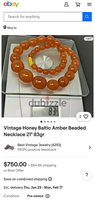 antique Amber beads necklace