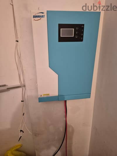 Inverter SUNMART with 2 tubular batteries