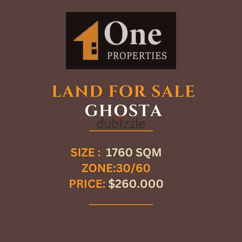 LAND FOR SALE IN GHOSTA 0