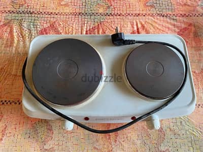 Double burner electric Stove غاز / ستوڤ كهربا للطبخ