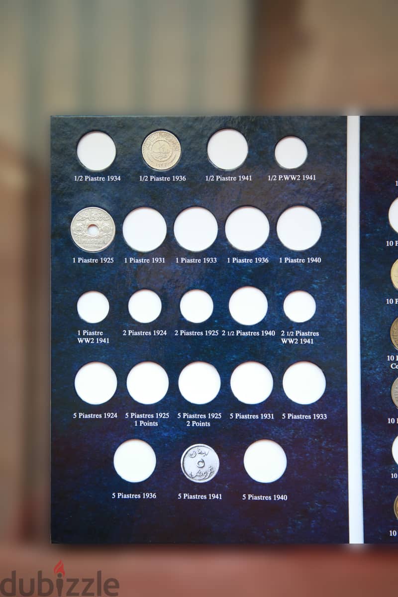 Lebanon Coin Album with 61 coins 1