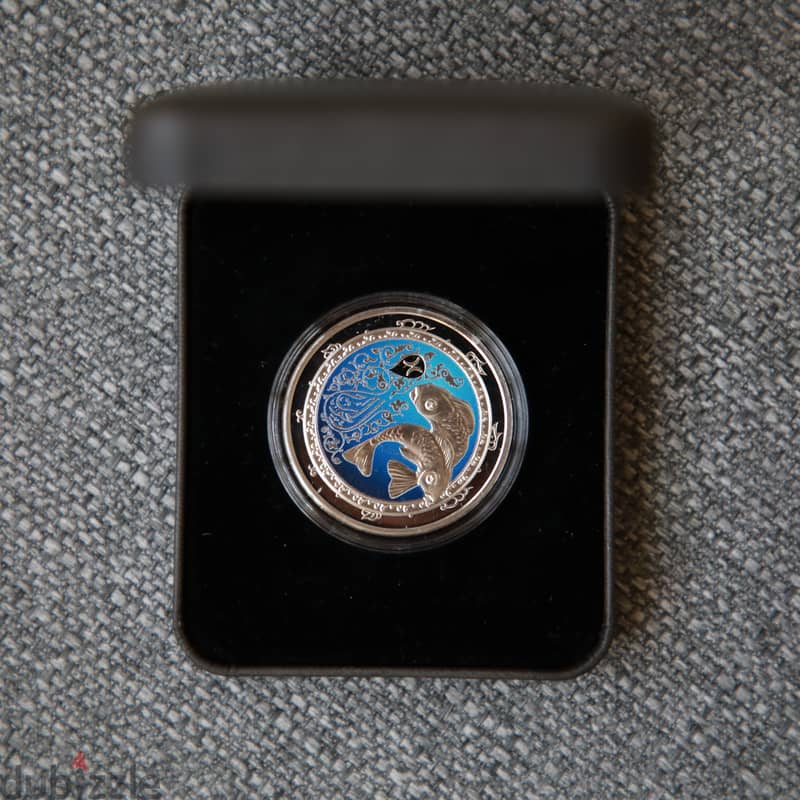 برج الحوت فضة Pisces Silver Coin 1