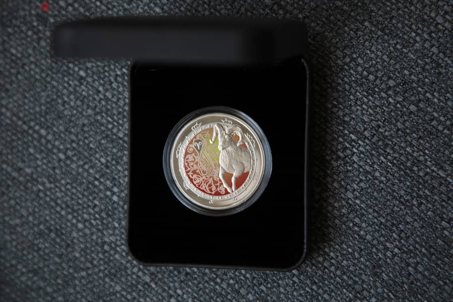 برج الحمل فضة Aries Silver Coin 0