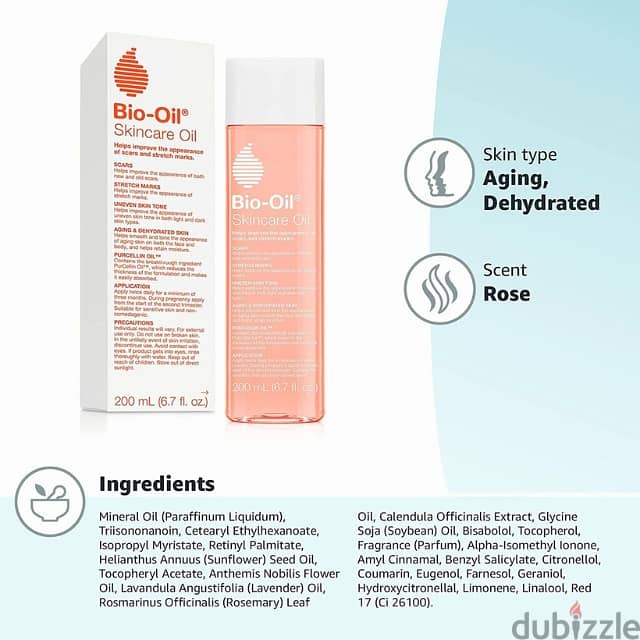 Bio-Oil Skincare Oil for Scars, Stretch Marks & Aging Skin, 200ml 5