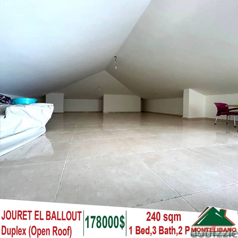 240 Sqm Duplex for Sale in Jouret El Ballout With Open Mountains View 0