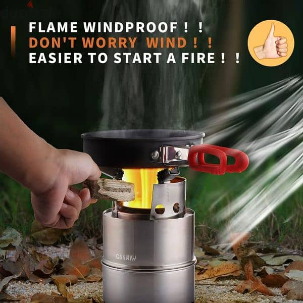 canway camping stove wood stove 1