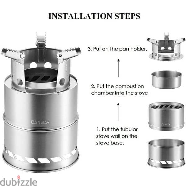 canway camping stove wood stove 4