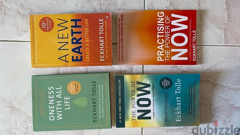 set of Eckhart Tolle books 1