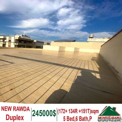 356 Sqm Apartment with roof for Sale in New Rawda !!!