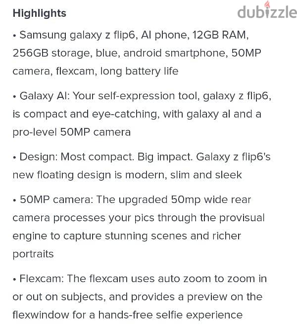 Samsung Z Flip 6 1