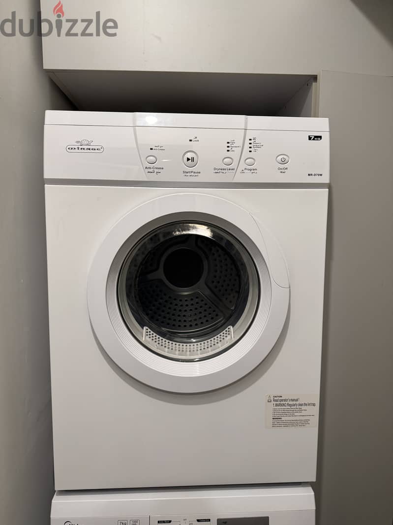 Dryer, Mirage, 7Kg (used 3 times only) 0