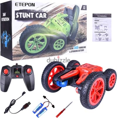 ETEPON RC Stunt Car Remote Control Car 4WD Off Road RC Flip Car, 360°