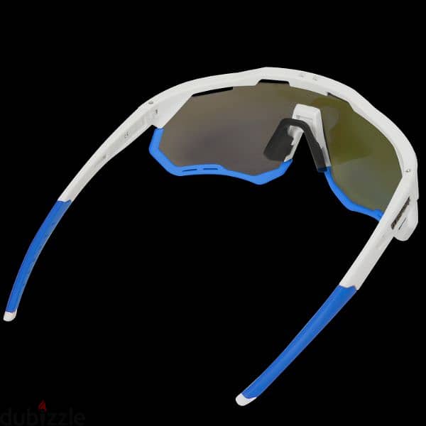 white blue queshark cycling glasses 1